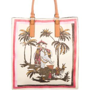 Tory Burch New Kerrington Tall Tote in Elephant Caravan - NWT